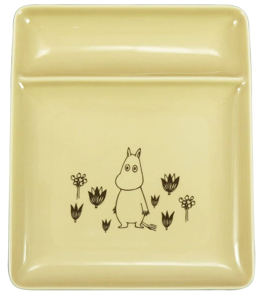 【新品未使用】ムーミン 食器セット 仕切り付きプレート12点セット 大幅値下げ】新品未使用ムーミン 食器セット 仕切り付きプレート